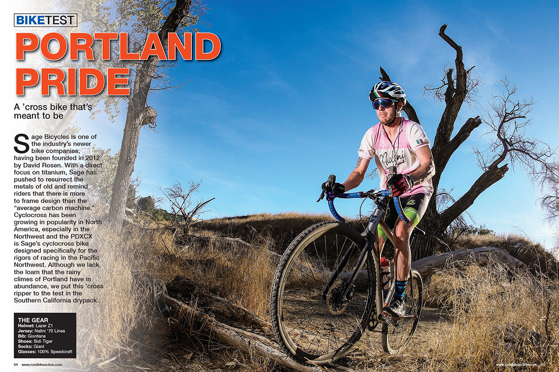 The PDXCX is Sage's cyclocross bike 